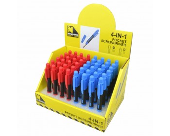 Box of 4-in-1 Pocket Screwdrivers